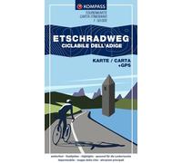 Carte cycliste n° F7041 - Piste cyclable de l'Adige / Etschradweg (Italie) | Kompass