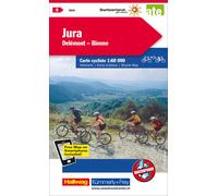Carte cycliste n° VK.03 - Jura, Delémont, Bienne (Suisse) | Kümmerly & Frey