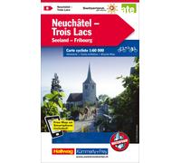 Carte cycliste n° VK.08 - Neuchâtel, Trois Lacs (Suisse) | Kümmerly & Frey