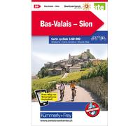 Carte cycliste n° VK.20 - Sion, Bas-Valais (Suisse) | Kümmerly & Frey