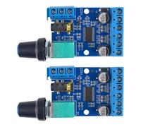 Carte d ' amplificateur stéréo à 2 canaux pour, 2pcs | Commande marche-arrêt, prise d ' entrée, bornes à vis pour le câblage d ' alimentation et de sortie, projet