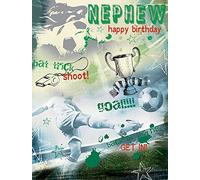 Carte d’anniversaire moderne pour neveu - 20,3 x 15,2 cm - Piccadilly Greetings