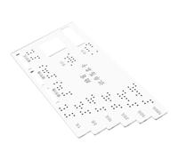 Carte D’attention Acrylique en Braille pour Services Bancaires | Aide à Reconnaissance des Devises, Design Convivial, Favorise L’autonomie au Quotidien