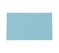 Carte d ' étude 50 feuilles de cartes colorées, Blue | 50 feuilles de cartes de notes colorées papier de note 3x5 pouces carte d ' étude à larges lignes, pour fournitures