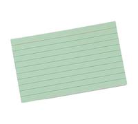 Carte d ' étude 50 feuilles de cartes colorées, Green | 50 feuilles de cartes de notes colorées papier de note 3x5 pouces carte d ' étude à larges lignes, pour fournitures