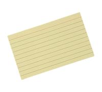 Carte d ' étude 50 feuilles de cartes colorées, Yellow | 50 feuilles de cartes de notes colorées papier de note 3x5 pouces carte d ' étude à larges lignes, pour fournitures