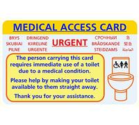 Carte d'accès médicale pour demander un accès urgent aux toilettes. (1)