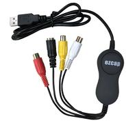 carte d'acquisition Audio vidéo USB2.0,convertir l'audio vidéo analogique en numérique pour windows et Mac OS 10.14 64 bits ou version ultérieure