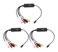 Carte d'acquisition vidéo Eease3pcs AV, convertisseur VHS vers numérique USB Type-C