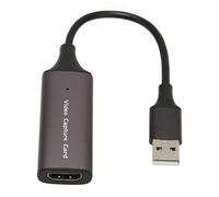 Carte d'acquisition vidéo en alliage d'aluminium pour le streaming en direct, prête à l'emploi pour les jeux et les réunions, compatible avec