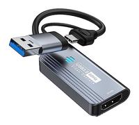 Carte d'acquisition vidéo Papeaso, Carte de Capture 4K HDMI vers USB/USB C 3.0, Capture vidéo 1080P 60FPS, pour Le Streaming, l'enseignement, Les Jeux, la vidéoconférence ou la Diffusion en Direct