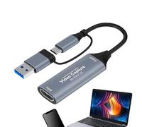 Carte d'Acquisition Vidéo Transmetteur - high-performance sturdy functional portable Audio de Capture USB, Flux en Direct Pour, Caméra, Téléphone Jeux Vidéos | Multipurpose Outdoor Indoor Utility