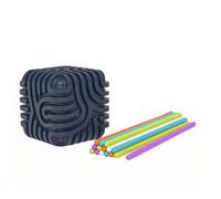Carte d'activité sensorielle en Silicone 3D - Jouet Fidget interactif Double Face pour Le soulagement des contraintes | Enfants 3+, Adultes, autisme et Outil de calmant du TDAH - Parfait pour Les