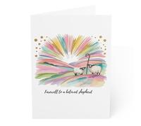 Carte d'adieu pour prêtre qui quitte la paroisse, carte d'adieu et de remerciement pour prêtre, pasteur ou père, carte de remerciement de la part des paroissiens de l'église, meilleurs vœux, 17,8 x