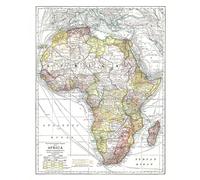 Carte d'Afrique de 1909