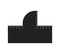 Carte d'amélioration de - Outil de ligne de bord de barbe, guide de rasage de précision avec marques de mesure | Pochoir de toilettage pour débutants, adolescents, parents, coiffeurs