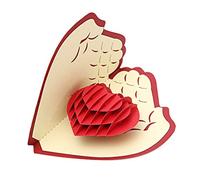 Carte Damour De La Saint Valentin Fête Des Mères Carte Pop-up Anniversaire Carte D'invitation De Mariage Carte De Message De La Saint Valentin Carte Mémoire 3d La Modélisation