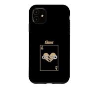 Carte d'amour Perdue Couleur bronzée Coque pour iPhone 11