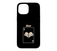 Carte d'amour Perdue Couleur bronzée Coque pour iPhone 15