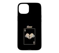 Carte d'amour Perdue Couleur bronzée Coque pour iPhone 15 Plus