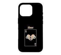Carte d'amour Perdue Couleur bronzée Coque pour iPhone 16 Pro