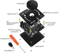 carte d'amplificateur audio numérique BT 5.1 à 2 canaux Module de réglage des tonalités hautes et basses Prise en charge de laAPP du téléphone portable Entrée de la carte son AUX 3,5 mm Audio U disk