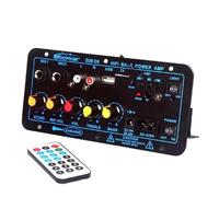 Carte d'amplificateur Bluetooth D20, 60-200W, caisson de basses, for maison, voiture, camion, camping-car, USB, Radio FM, lecteur TF