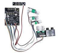 Carte d'amplificateur BT avec double microphone numérique BT USB AUX entrée audio module d'ampli de puissance 2.0 pour haut-parleur sans fil bricolage