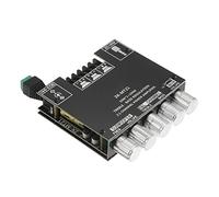 Carte D'amplificateur de Caisson de Basses Bluetooth ZK-MT21 2.1 Canaux, 50Wx2 + 100W DC12-24V, Entrée Bluetooth et AUX, avec Contrôle des Aigus et des Basses