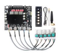 Carte d'amplificateur de puissance 100 W + 100 W + 200 W, puce TPA3221 avec entrées Bluetooth, AUX et USB, amplificateur de puissance audio 2.1 canaux (S200HS-W)