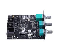 Carte D'amplificateur de Puissance Stéréo Bluetooth 2.0, Module D'amplificateur HIFI Numérique 50W + 50W avec Contrôle des Aigus et des Basses