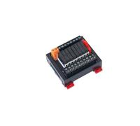 Carte d'amplificateur de sortie, Module de relais sur Rail DIN, carte de commande 6/8/12/16 route 5V12V24V NPN/PNP universel 1 pièces(24V DC,SK0810)
