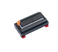 Carte d'amplificateur de sortie, Module de relais sur Rail DIN, carte de commande 6/8/12/16 route 5V12V24V NPN/PNP universel 1 pièces(5V DC,SK1610)