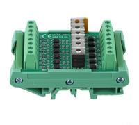 Carte d'amplification PLC DC 6 canaux 12/24 V | Plastique ignifuge, sortie NPN, isolation optocoupleur pour l'automatisation industrielle