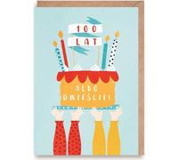 Carte d'anniversaire 100 ans, ou deux cents, eco