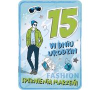 Carte d'anniversaire 15 GM-755