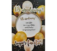 Carte d'anniversaire 18 6K - 021