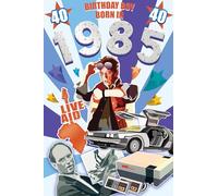 Carte d'anniversaire 2025 pour homme Flashback Down Memory Lane Faits intressants amusants de l'anne o vous tes n (40e n en 1985)