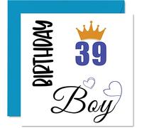 Carte d'anniversaire 39 ans pour homme, cadeau d'anniversaire