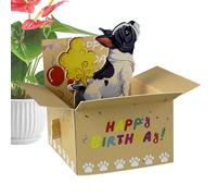 Carte d'anniversaire 3D - Carte d'anniversaire humoristique - Voeux hilarant pour fille, garçon, adulte, mari, épouse, maman, papa, fils, fille, sœur, femme, enfant, ami