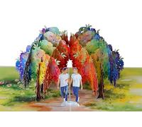 Carte d'anniversaire 3D Mr and Mr | Carte de remerciement 3D pour la Saint-Valentin, un anniversaire (taille 15 x 20 cm - Couple gay romantique)