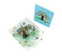 Carte d'anniversaire 3D - Œuf de printemps et lapin pop-up souvenir pour occasions spéciales | Carte de vœux en papier fabriquée à la main avec message sincère pour enseignants, amis, famille, épouse
