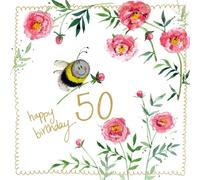 Carte d'anniversaire 50 S545 Abeille