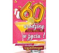 Carte d'anniversaire 60 + autocollant