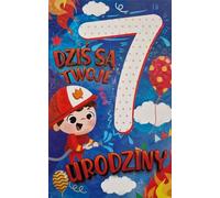 Carte d'anniversaire 7 garçon