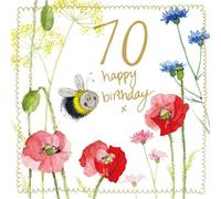 Carte d'anniversaire 70 S547 Abeille