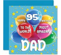 Carte d'anniversaire 95 ans pour papa, World's Most Amazing Dad