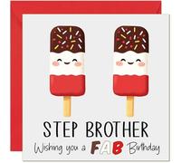 Carte d'anniversaire amusante pour beau-frère « FAB » - Carte d'anniversaire hilarante de la part d'une belle-sœur ou d'un beau-frère