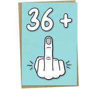 Carte d'anniversaire amusante pour homme ou femme de 37 ans, format A5