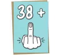 Carte d'anniversaire amusante pour homme ou femme de 39 ans, format A5